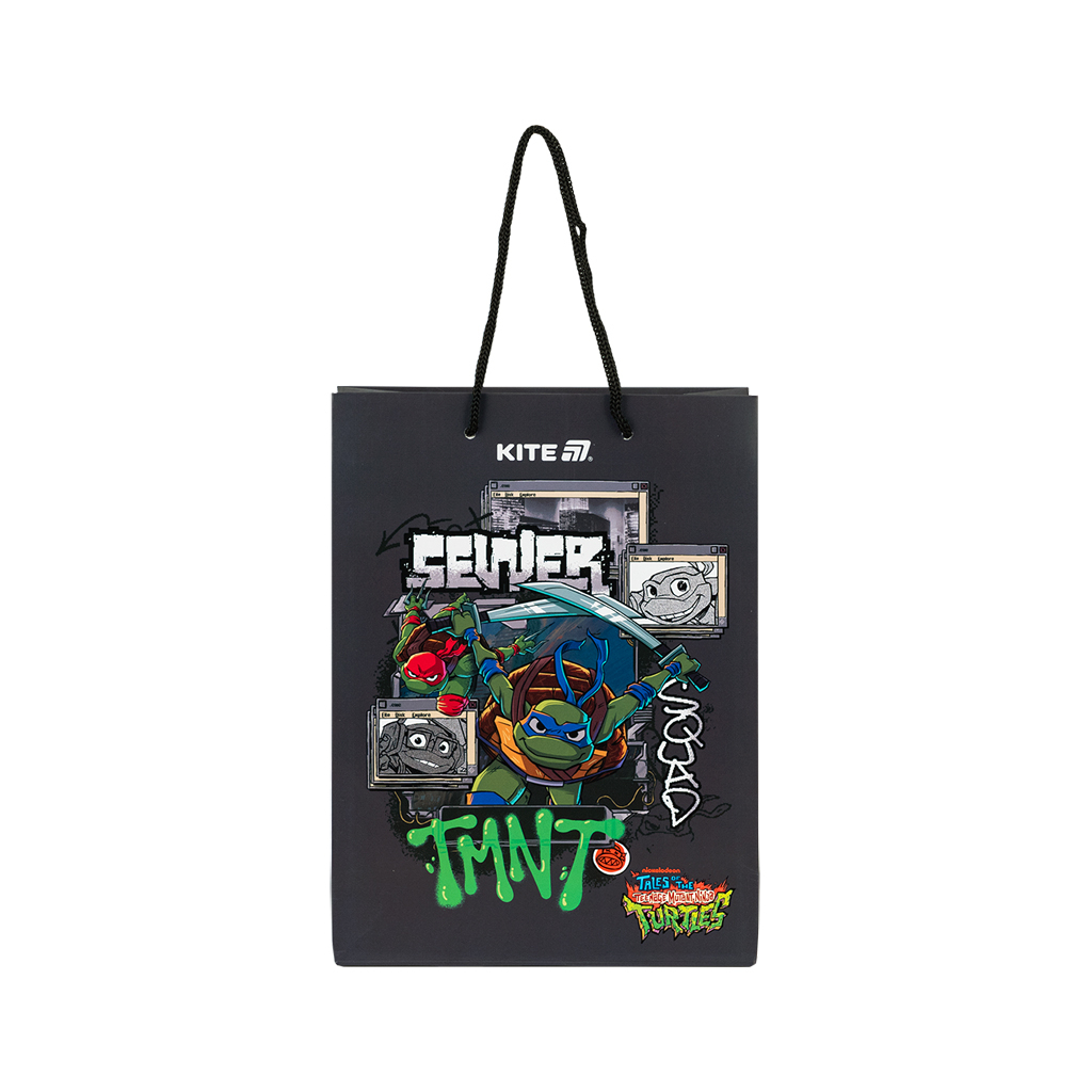 Подарунковий пакет Kite Ninja Turtles, 18х24 см (NT25-265) - изображение 2