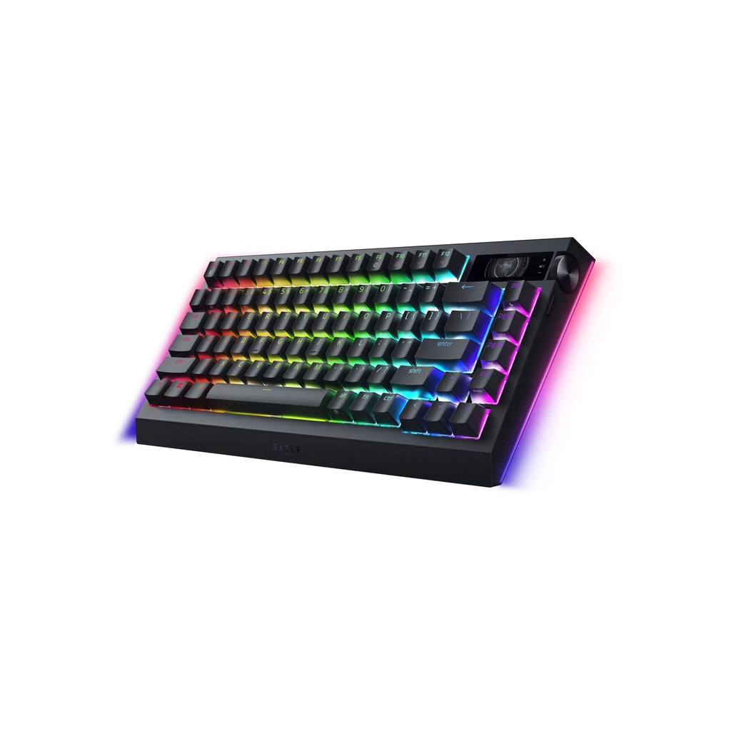 Клавіатура Razer BlackWidow V4 Pro 75 ISO Wireless/Bluetooth/USB UA Black (RZ03-05130300-R3E1) - зображення 3