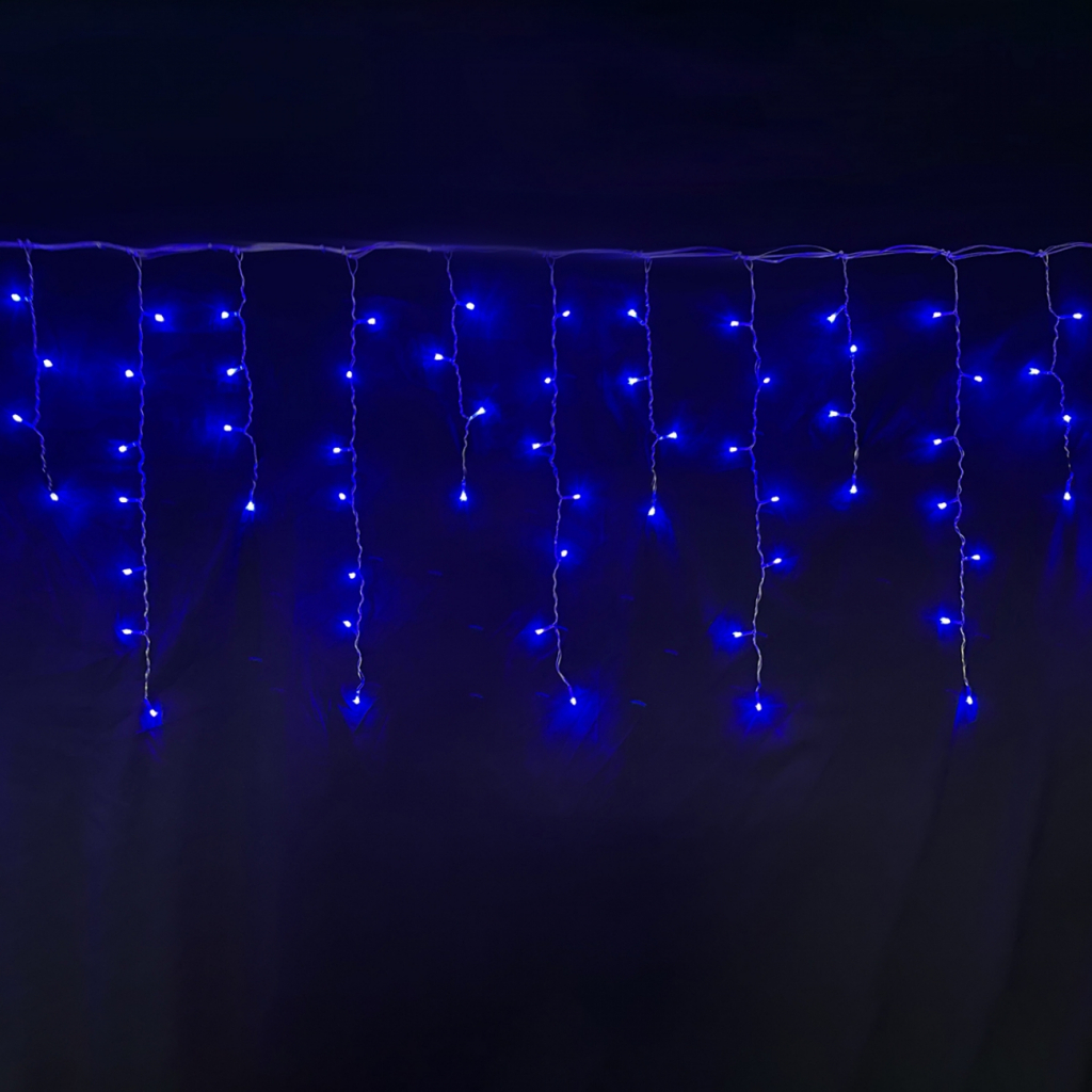 Гірлянда Novogod`ko бахрома 83 LED, синя, 2,1*0,7 м, 8 режимів (973772) - зображення 1