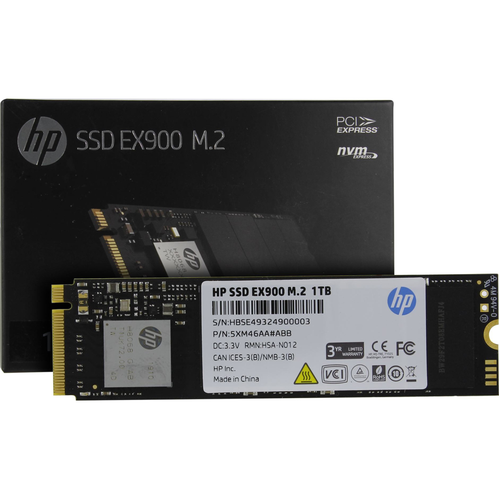 Накопичувач SSD M.2 2280 1TB EX900 HP (5XM46AA) - зображення 2
