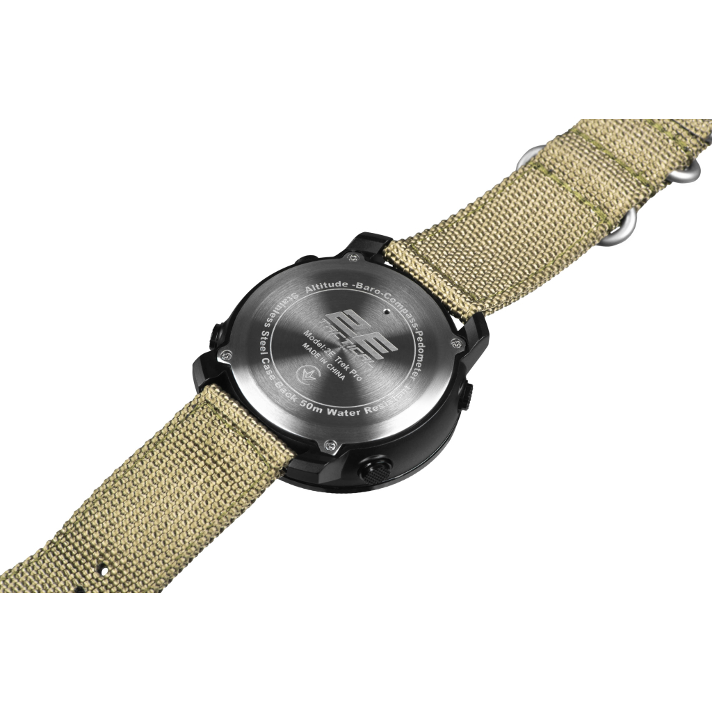 Смарт-годинник 2E Trek Pro Black-Green з компасом, барометром та крокоміром (2E-TCW30BK) - зображення 4