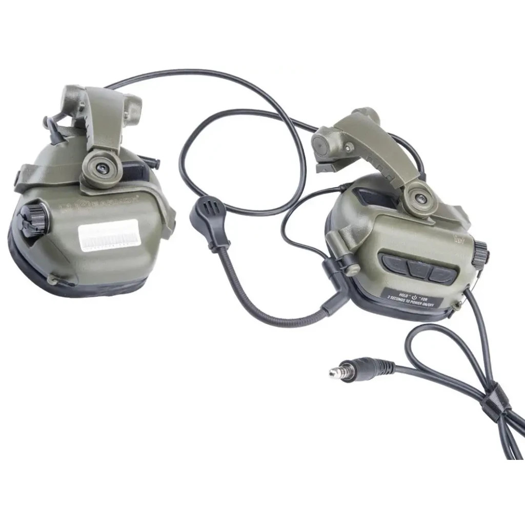 Навушники для стрільби Earmor M32X MARK3 Green з мікрофоном (сумісні з ARC Rail) (M32X-ARC-FG) - зображення 4
