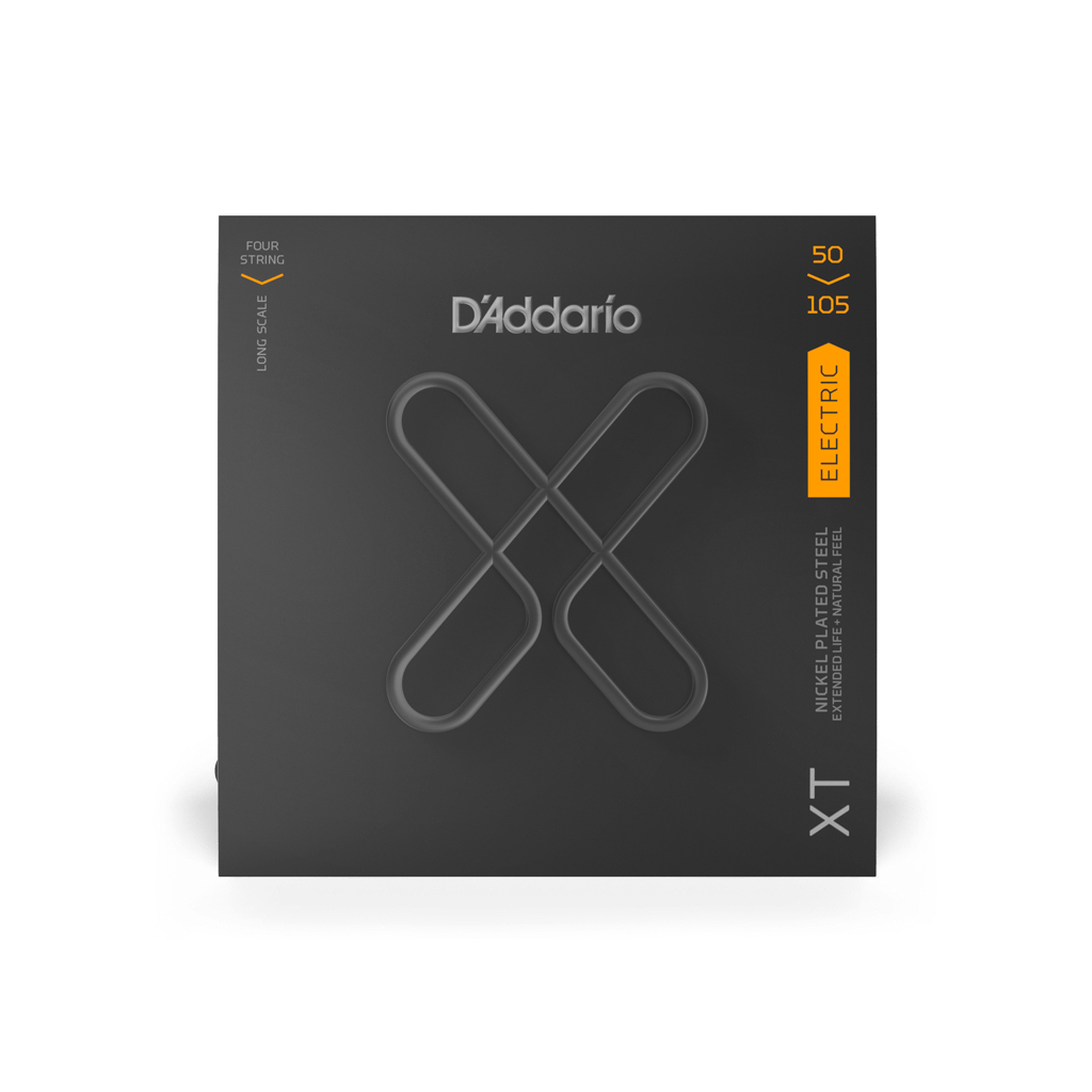 Струни для гітари D'Addario XT Bass Nickel Plated Steel Medium (50-105) (XTB50105) - зображення 1