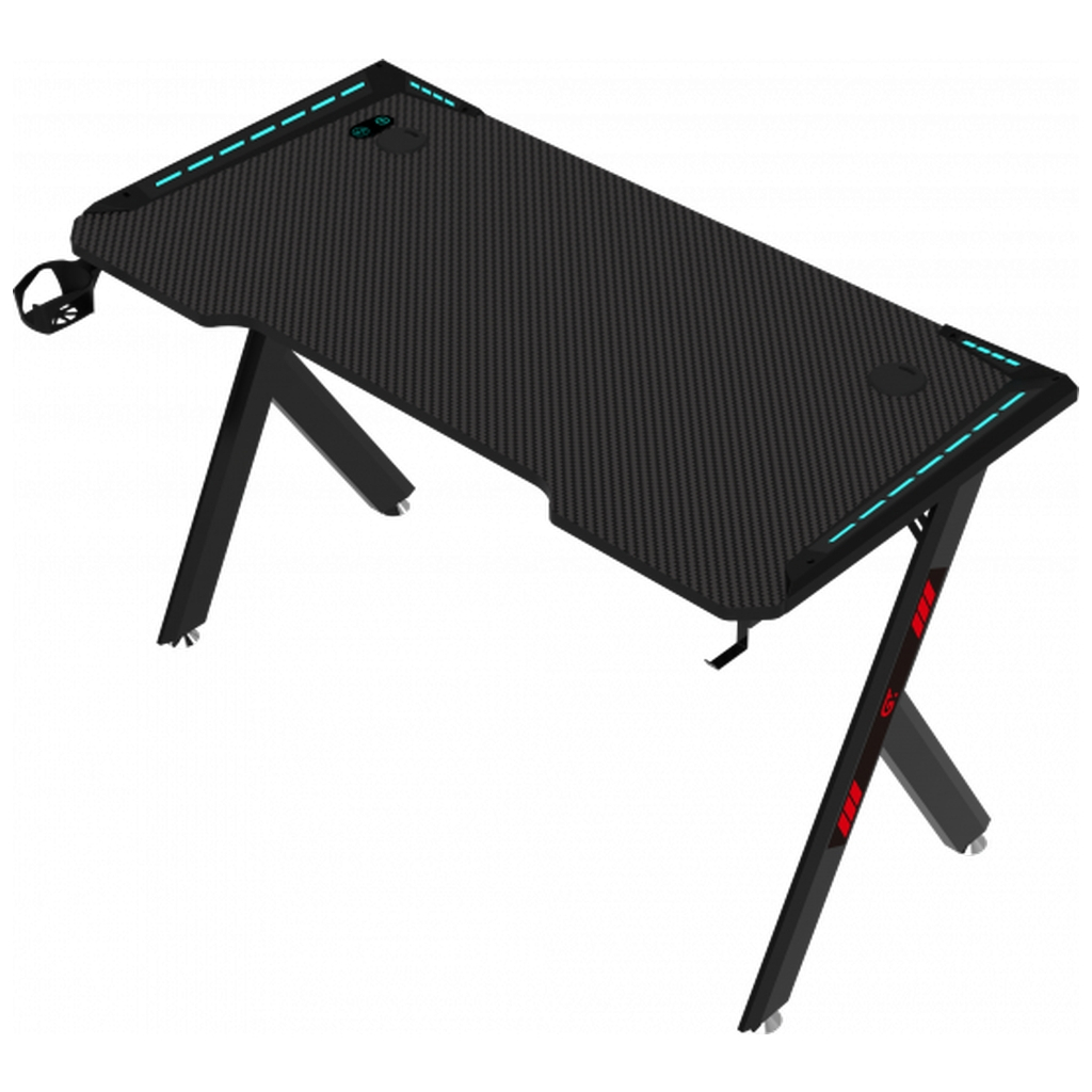 Комп'ютерний стіл GT Racer GT Racer T-1249 (120x60x73) Black (T-1249 (120x60x73) Black) - зображення 1