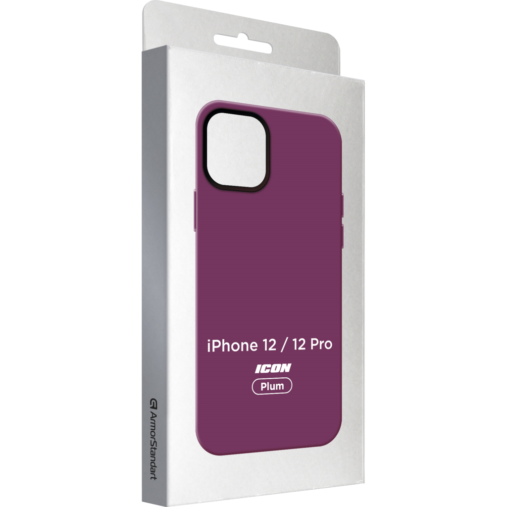 Чохол до мобільного телефона Armorstandart ICON2 Case Apple iPhone 12/12 Pro Plum (ARM60584) - изображение 9