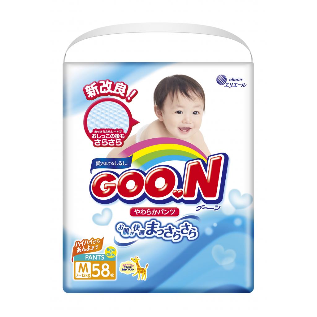 Підгузки GOO.N для дітей 7-12 кг розмір M, унісекс 174 шт. (853079-3) - зображення 2