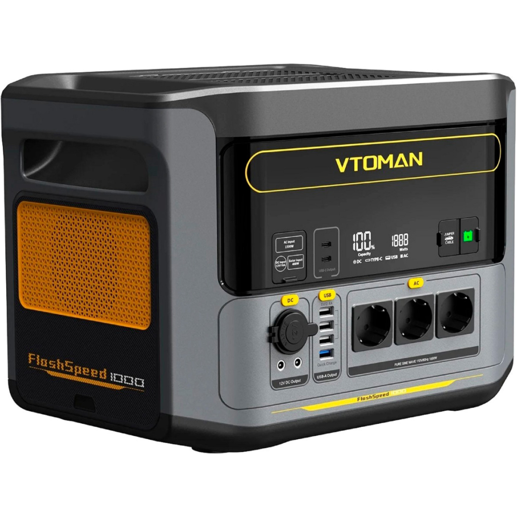 Зарядна станція Vtoman FlashSpeed 1000 PB-85 1000W 828Wh (FlashSpeed 1000) - изображение 2
