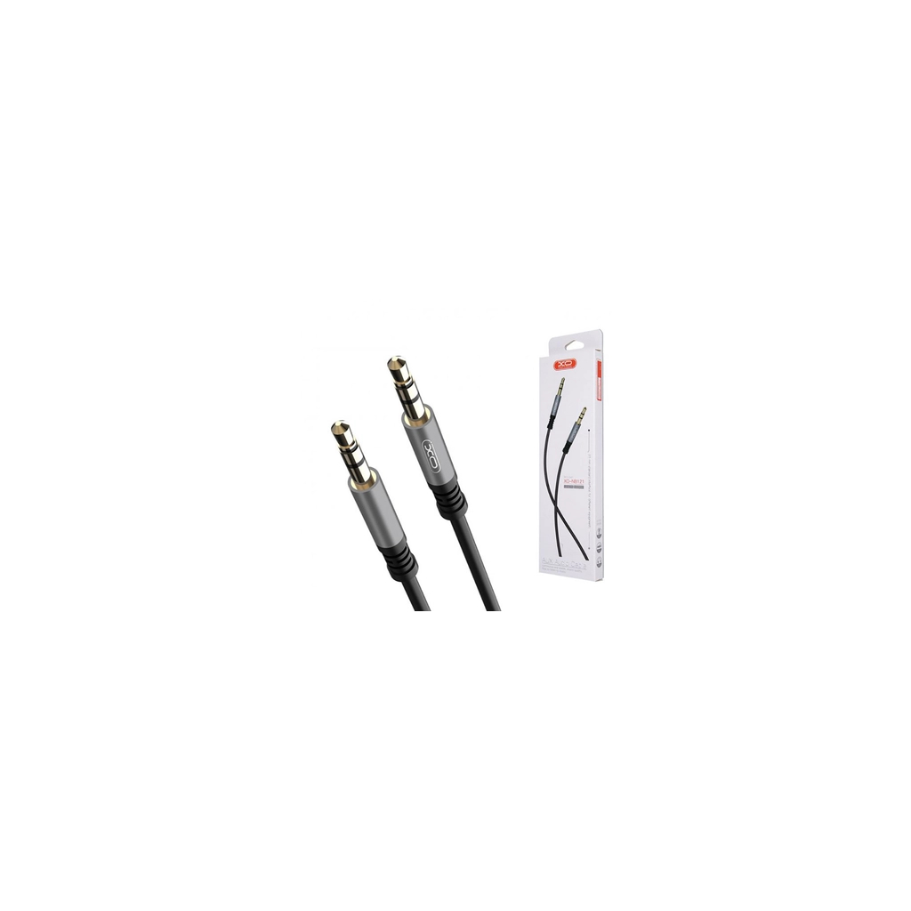 Кабель мультимедійний 3.5mm M to 3.5mm M 1.0m black XO (XO-NB121) - зображення 3
