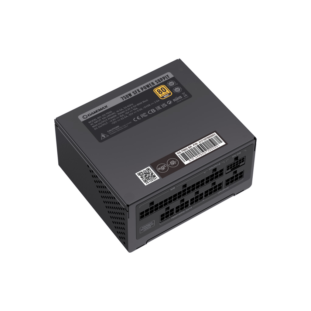 Блок живлення Gamemax 750W (GS-750G Black) - зображення 1
