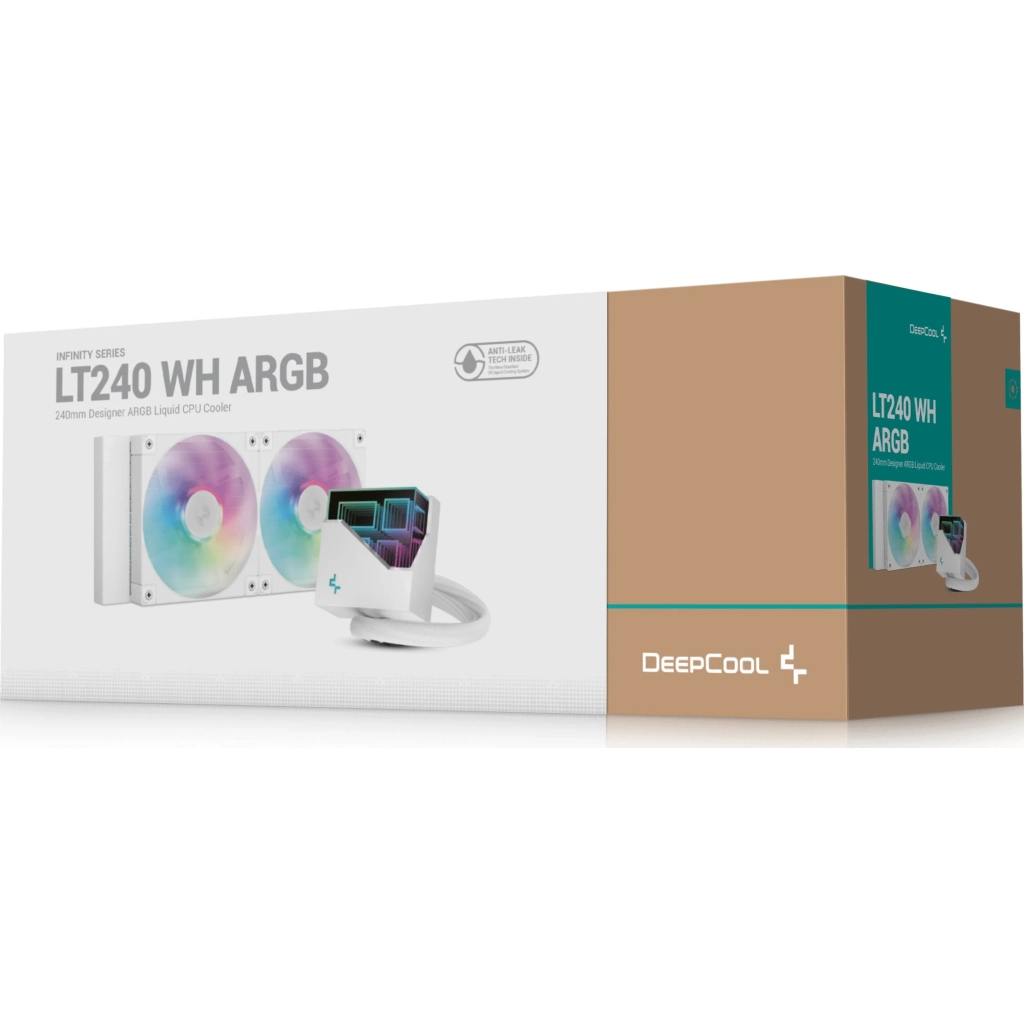 Система рідинного охолодження Deepcool LT240 ARGB White (R-LT240-WHAMNC-G-1) - зображення 6