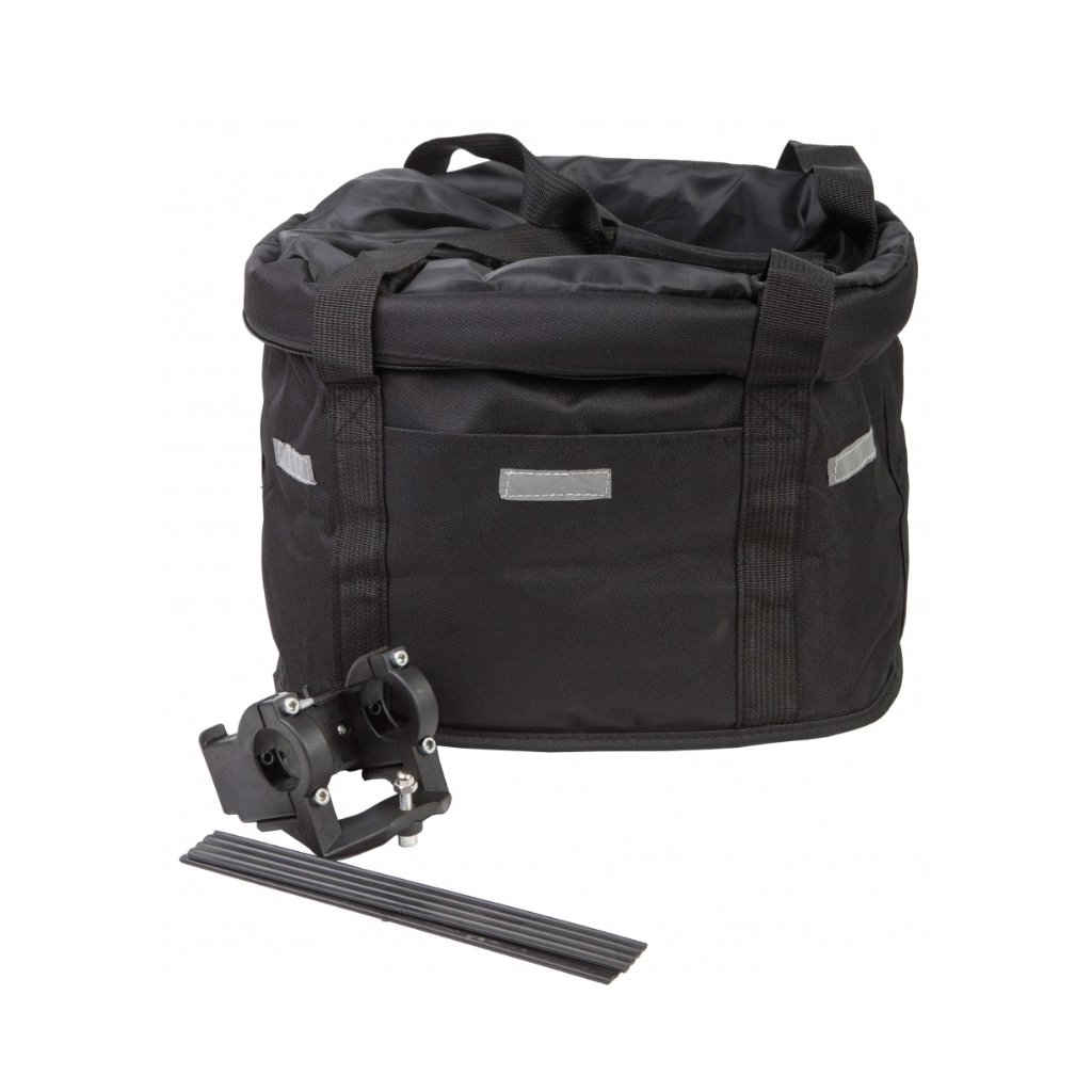 Велосумка на кермо Bravvos QJ-605 30 x 23 x 15 см Black (BIB-061) - зображення 1