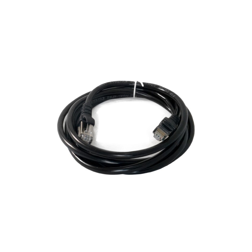 Патч-корд 2м, Cat. 6, FTP, CCA, black Extradigital (KBP1865) - изображение 1