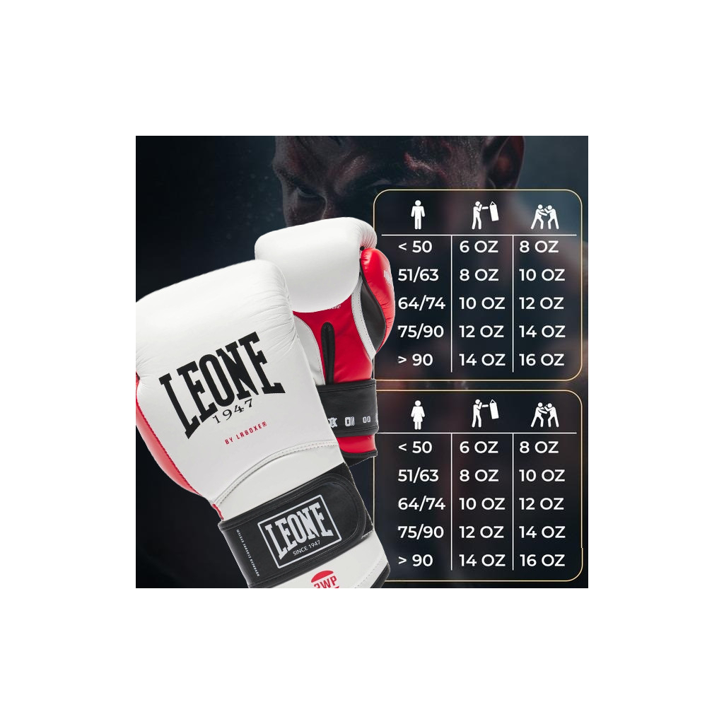 Боксерські рукавички Leone GN113 IL Tecnico N3 White 10 унцій (GN113_White_10oz) - зображення 10