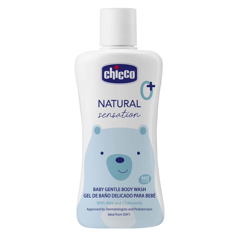 Дитячий гель для душу Chicco Natural Sensation Без сліз 200 мл 8058664163991 (11529.00) - изображение 1