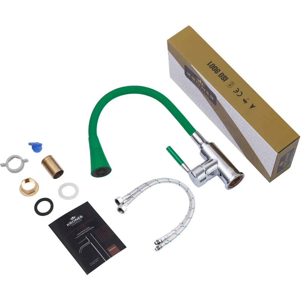 Змішувач Kroner Kuche-C132GRN (CV033130) - зображення 8