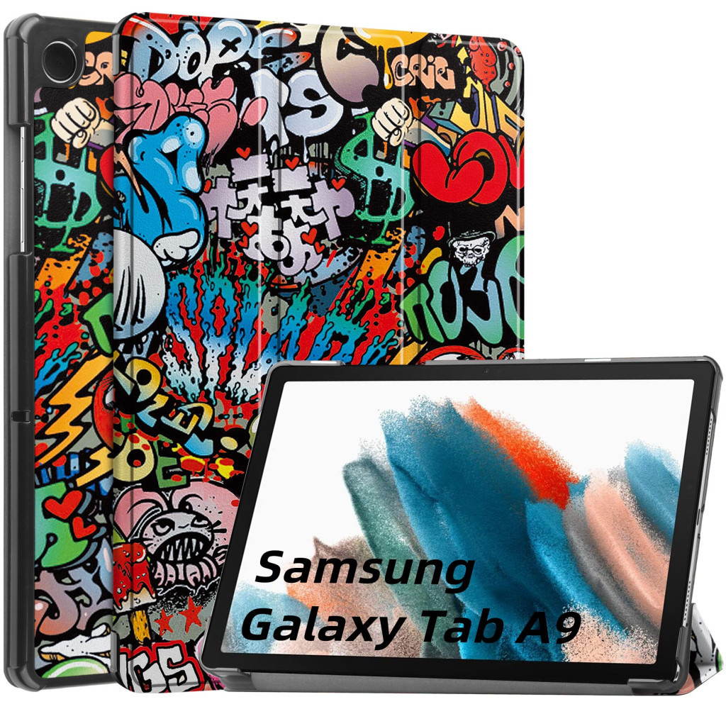 Чохол до планшета BeCover Smart Case Samsung Tab A9 SM-X115 8.7" Graffiti (709914) - зображення 2