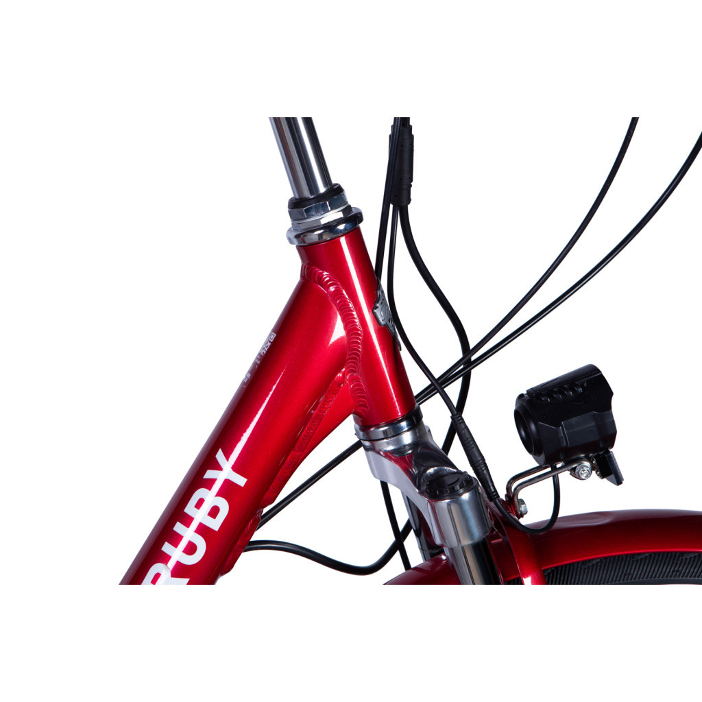 Електровелосипед Dorozhnik eRUBY AM 26" 17" 36B 17.5А*г AL 2024 Червоний (ELB-D-26-187) - зображення 2