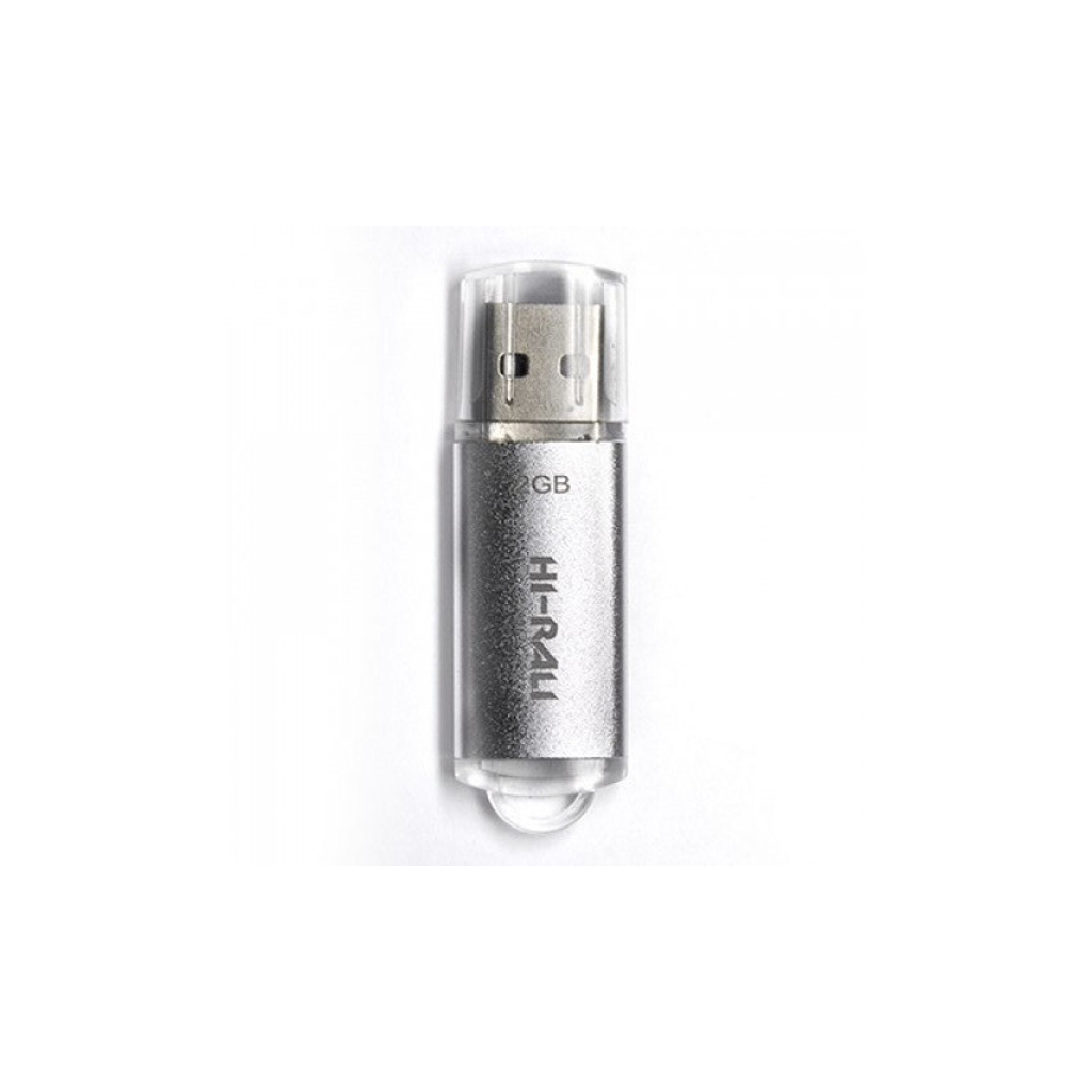 USB флеш накопичувач Hi-Rali 2GB Rocket Series Silver USB 2.0 (HI-2GBRKTSL) - зображення 1