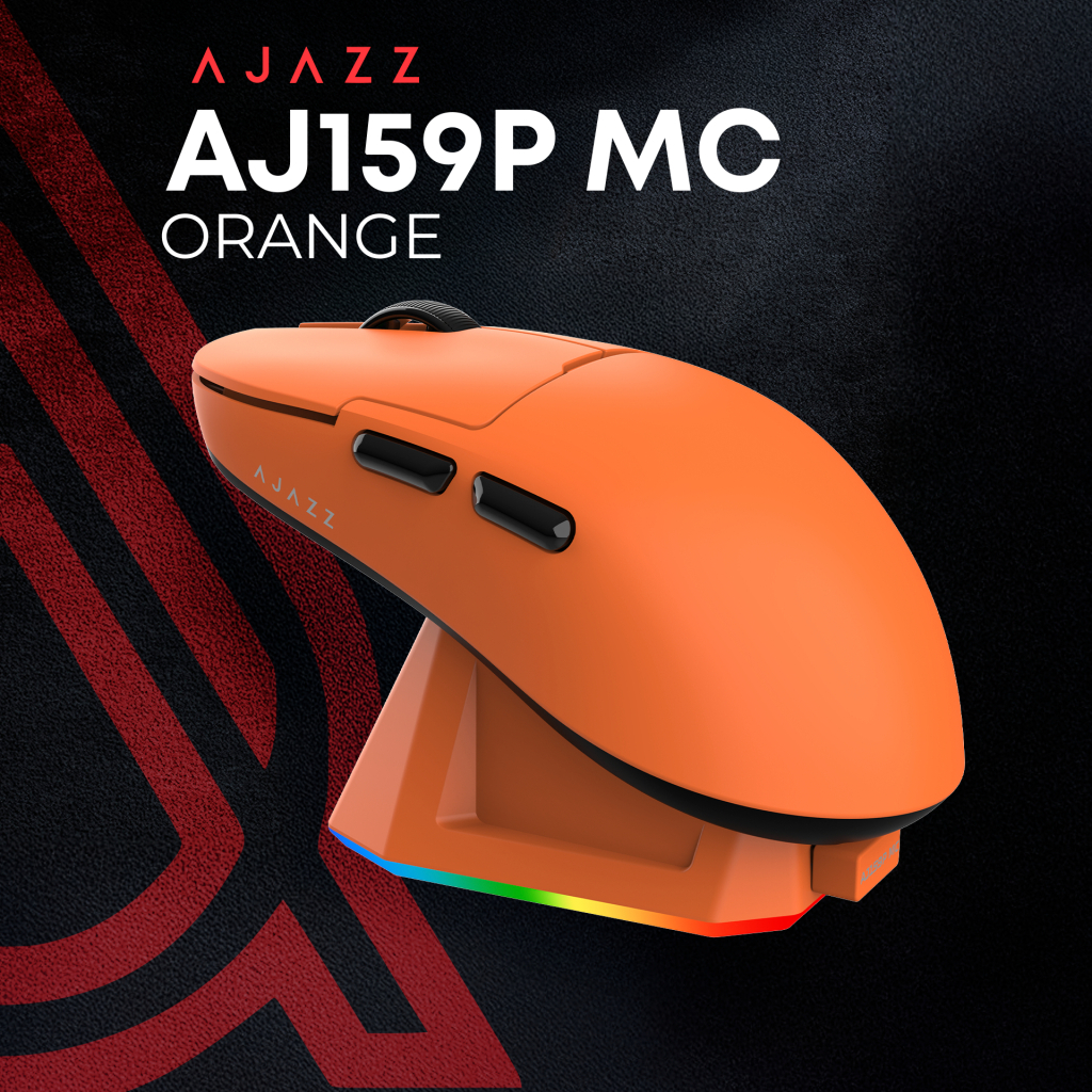 Мишка Ajazz AJ159P MC Wireless/Bluetooth/USB Charging Dock Orange (AJ159P-MC-Orange) - зображення 8