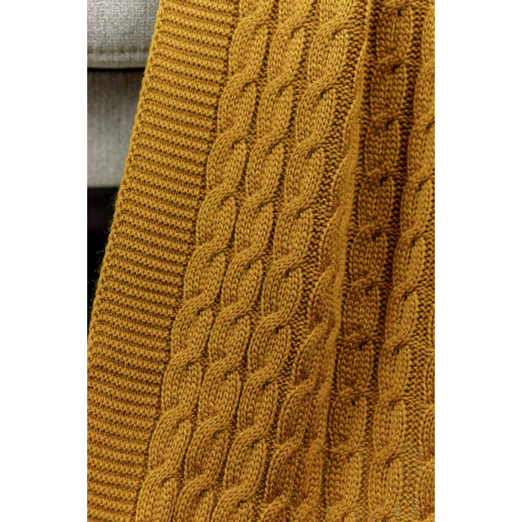 Плед Прованс Happy Fall Kosa Охра 130х170 см (4823093447080) - зображення 2