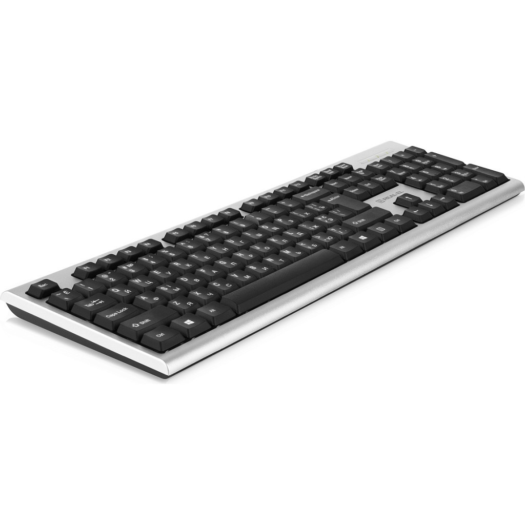 Клавіатура REAL-EL 507 Standard USB Silver - зображення 4
