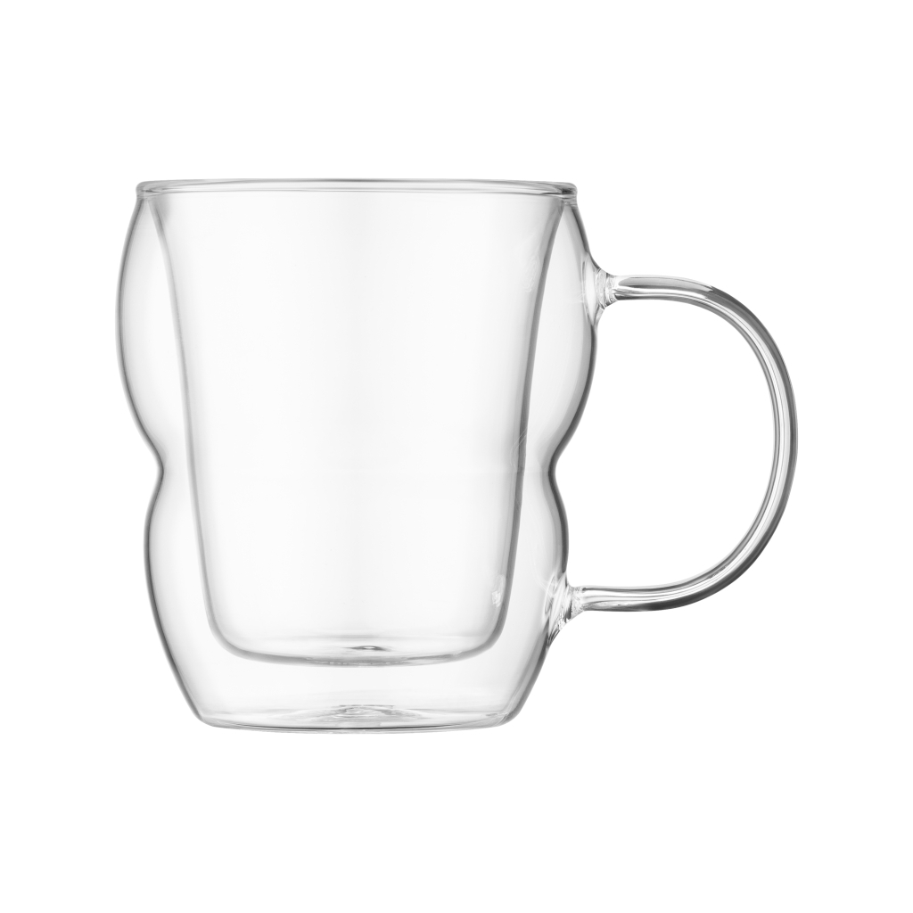 Чашка Ardesto 350мл, боросилікатне скло, прозора (AR2635MP) - зображення 3