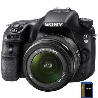 Цифровий фотоапарат Sony Alpha A58 + 18-55mm kit (SLTA58K.CEC) - зображення 1