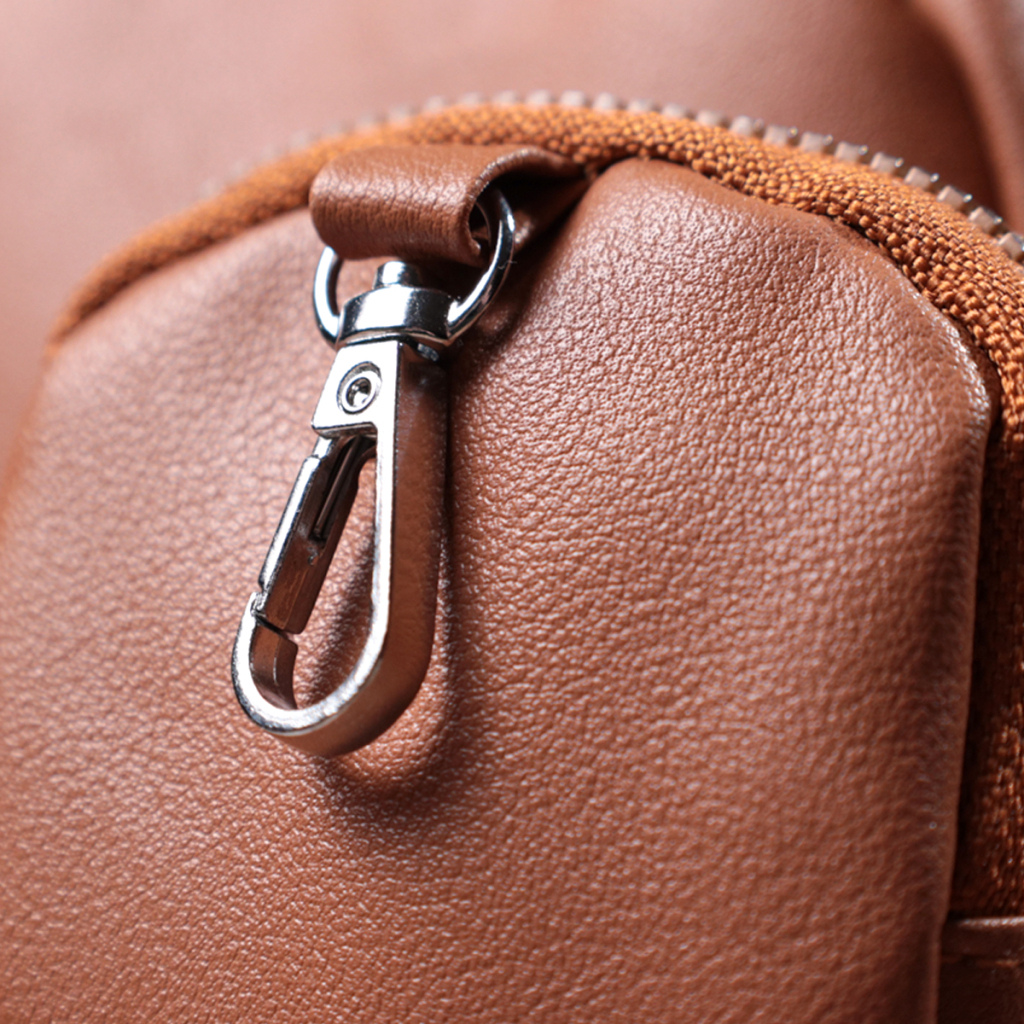 Сумка Vintage Жіноча крос-боді з монетницею з екошкіри Руда (22795) - зображення 11