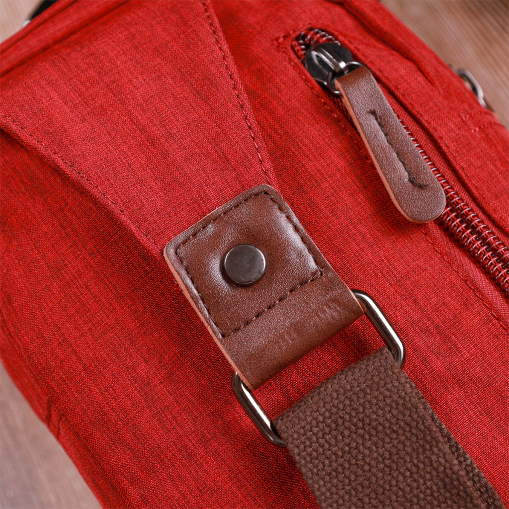 Сумка Vintage З текстилю Бордова (22189) - зображення 10