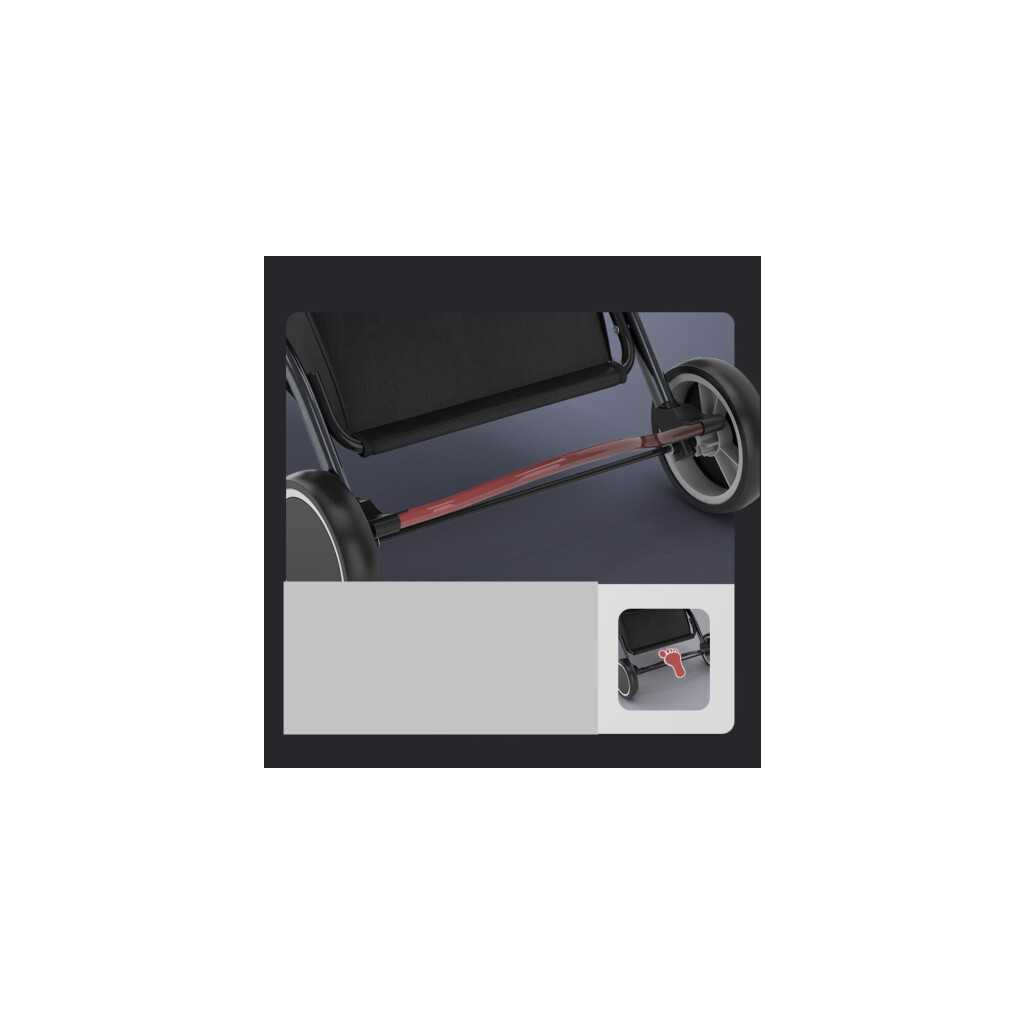 Коляска BETSOCCI V6-1 Black/Black (920703) - зображення 10