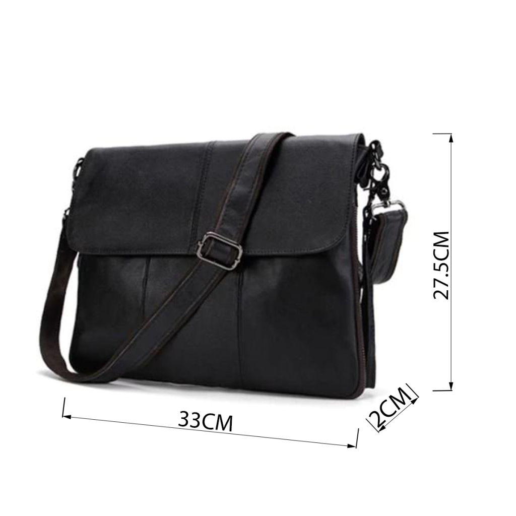 Сумка Vintage Шкіряна Чорна (14852) - зображення 3