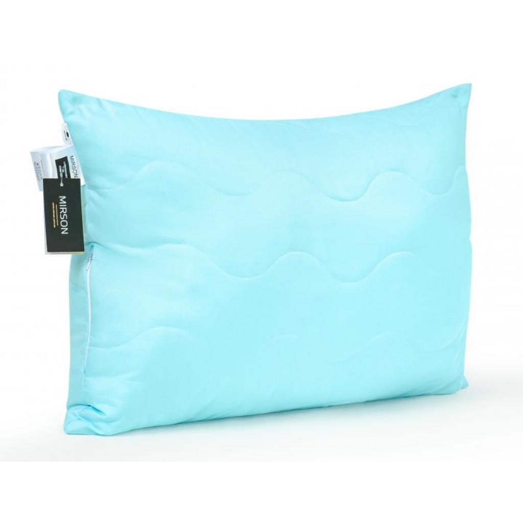 Подушка MirSon бавовняна №1625 Eco Light Blue Середня (2200002647342) - зображення 3