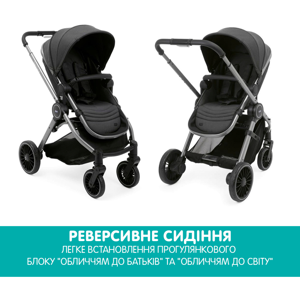 Коляска Chicco Best Friend Pro Stroller Чорна (79866.42) - зображення 3