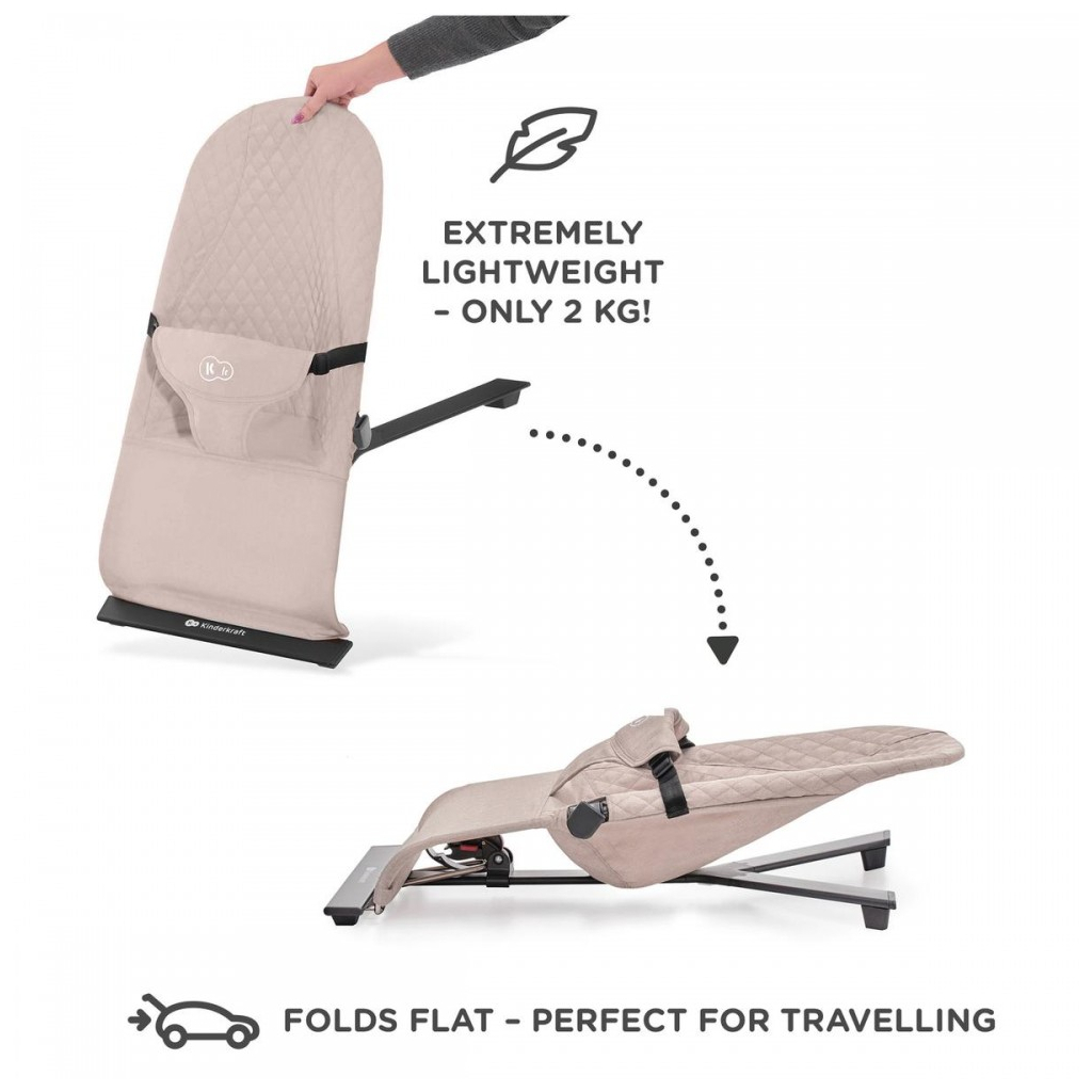 Крісло-гойдалка Kinderkraft Mimi Beige (5902533920969) - зображення 6