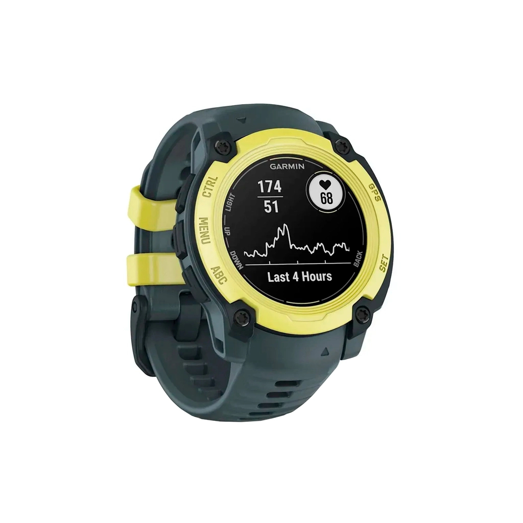 Смарт-годинник Garmin Instinct E, 40 mm, Electric Lime Bezel w/ Twilight Band, GPS смарт-годинник (010-02932-01) - зображення 1