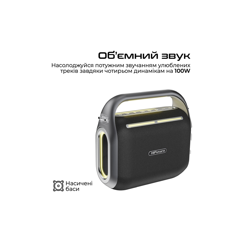 Акустична система HiFuture Musicbox 200 Black (musicbox200.black) - зображення 3
