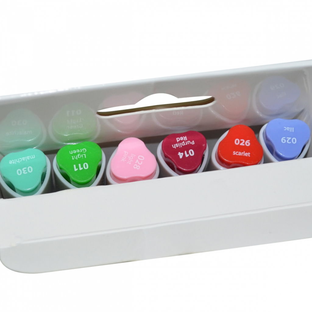 Художній маркер Santi набір двосторонніх sketch Floristics 6 шт (390569) - зображення 2