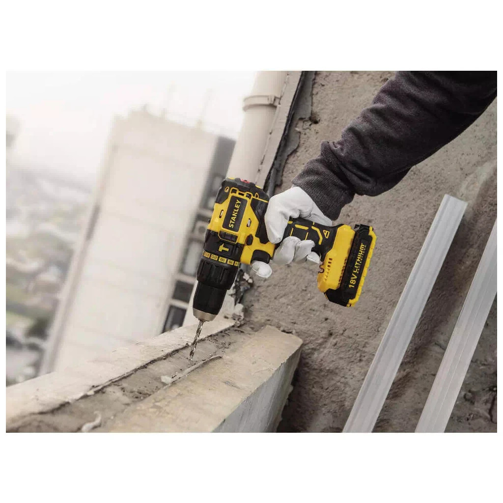 Шуруповерт Stanley 18 В, 55 Нм, 2 АКБ + ЗП, кейс (SBH20D2K) - зображення 5
