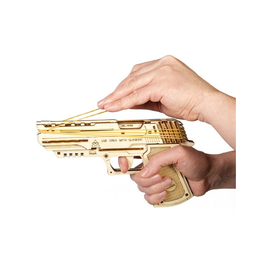 Конструктор Ugears Пістолет Вольф-01 (70047) - зображення 5