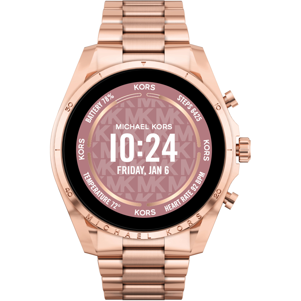 Смарт-годинник Michael Kors GEN 6 BRADSHAW Rose Gold-Tone Stainless Steel (MKT5133) - зображення 6
