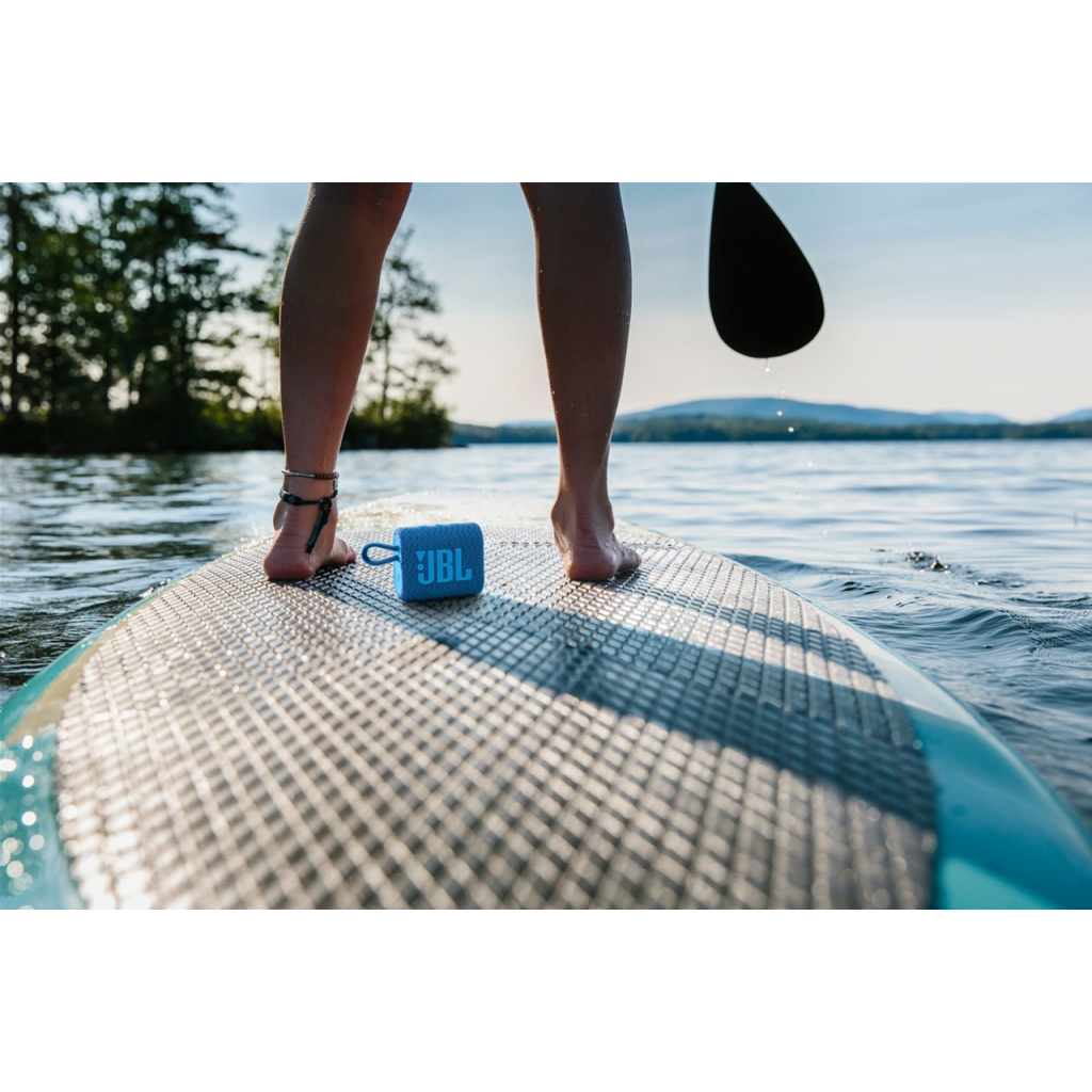 Акустична система JBL Go 3 Eco Blue (JBLGO3ECOBLU) - зображення 8