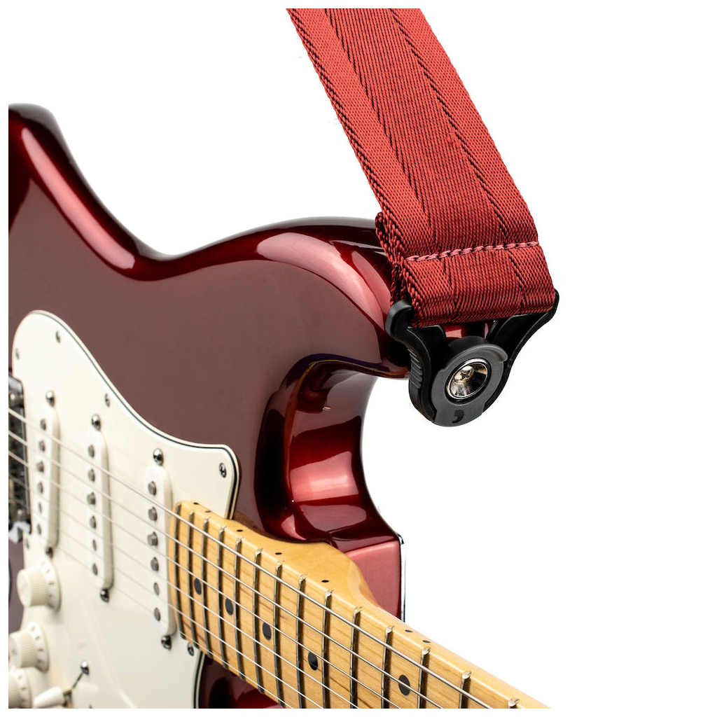 Ремінь для гітари D'Addario Auto Lock Guitar Strap Blood Red (50BAL11) - зображення 2