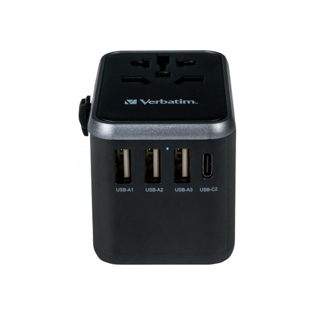 Зарядний пристрій Verbatim UTA-04 PD61W (3xUSB-A/2xUSB-C) (49546) - зображення 10