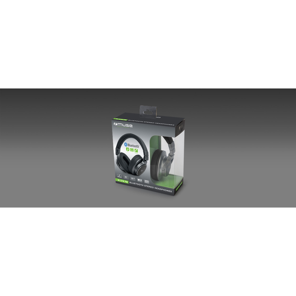 Навушники Muse M-278 FB Bluetooth Black (M-278 FB) - зображення 6