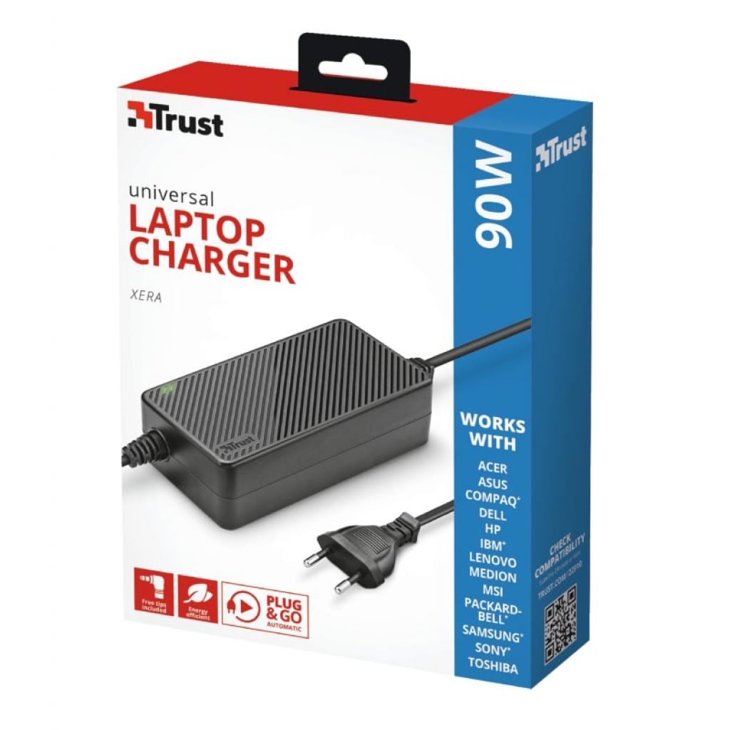 Блок живлення до ноутбуку Trust Xera 90W Smart Laptop Charger (22910) - зображення 4