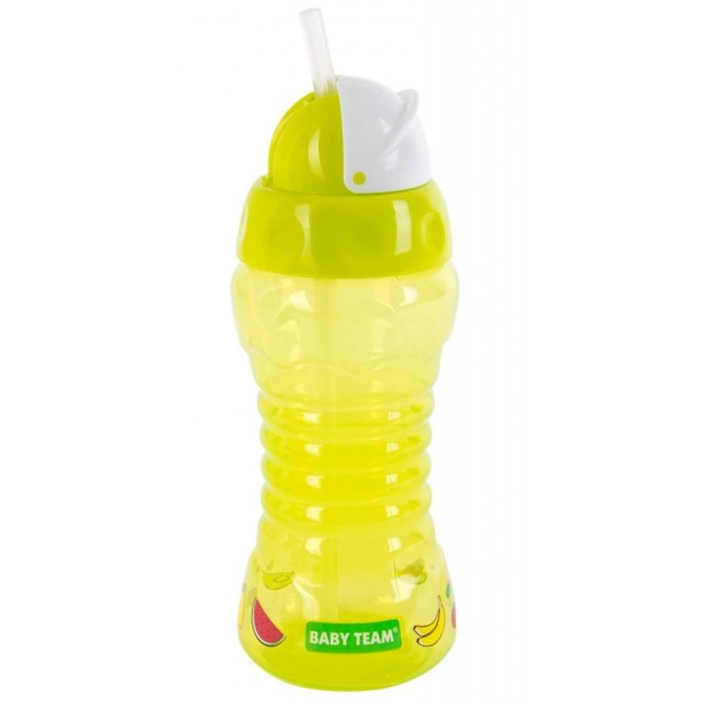 Поїльник-непроливайка Baby Team 300 мл зелений (5005_зелений) - зображення 1