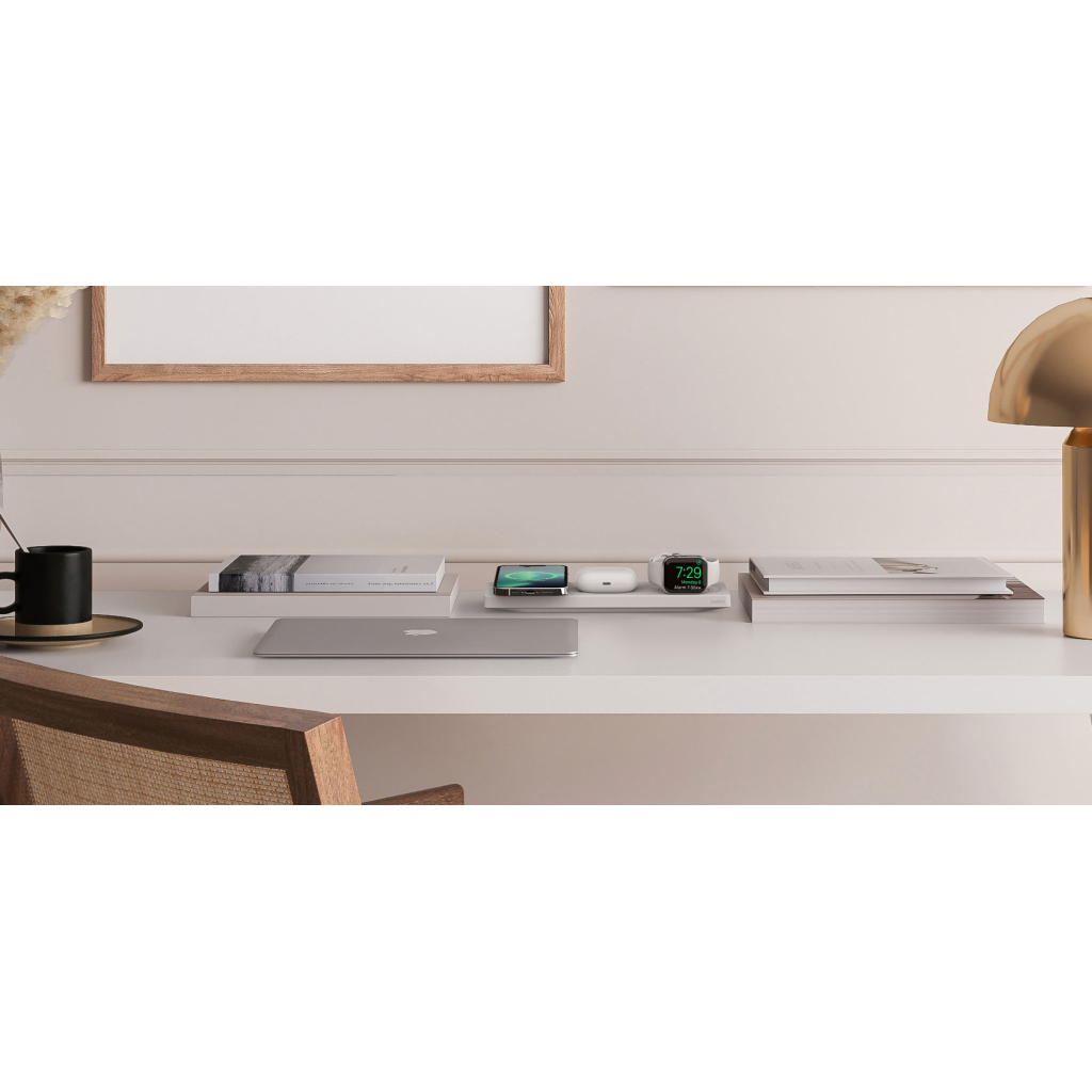 Зарядний пристрій Belkin 3in1 MagSafe, white (WIZ016VFWH) - зображення 3