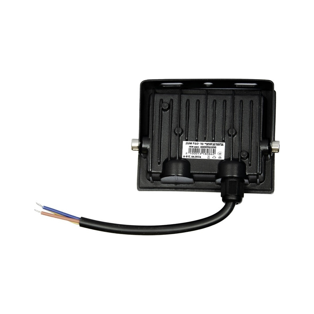 Прожектор Євросвітло ZUM F02-10 6400K - зображення 4