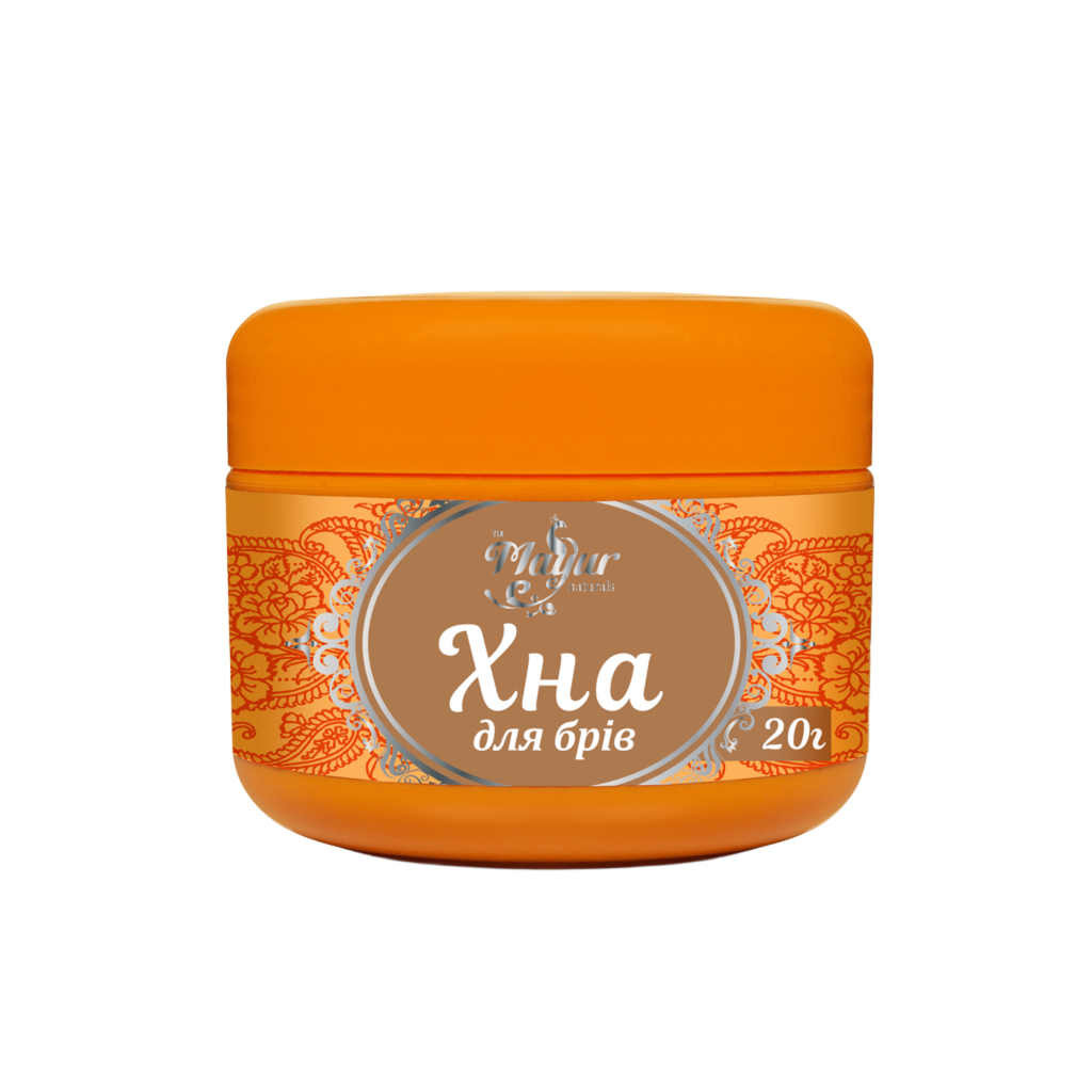 Хна Mayur для брів Світло-коричнева 20 г (4820189561583) - изображение 1