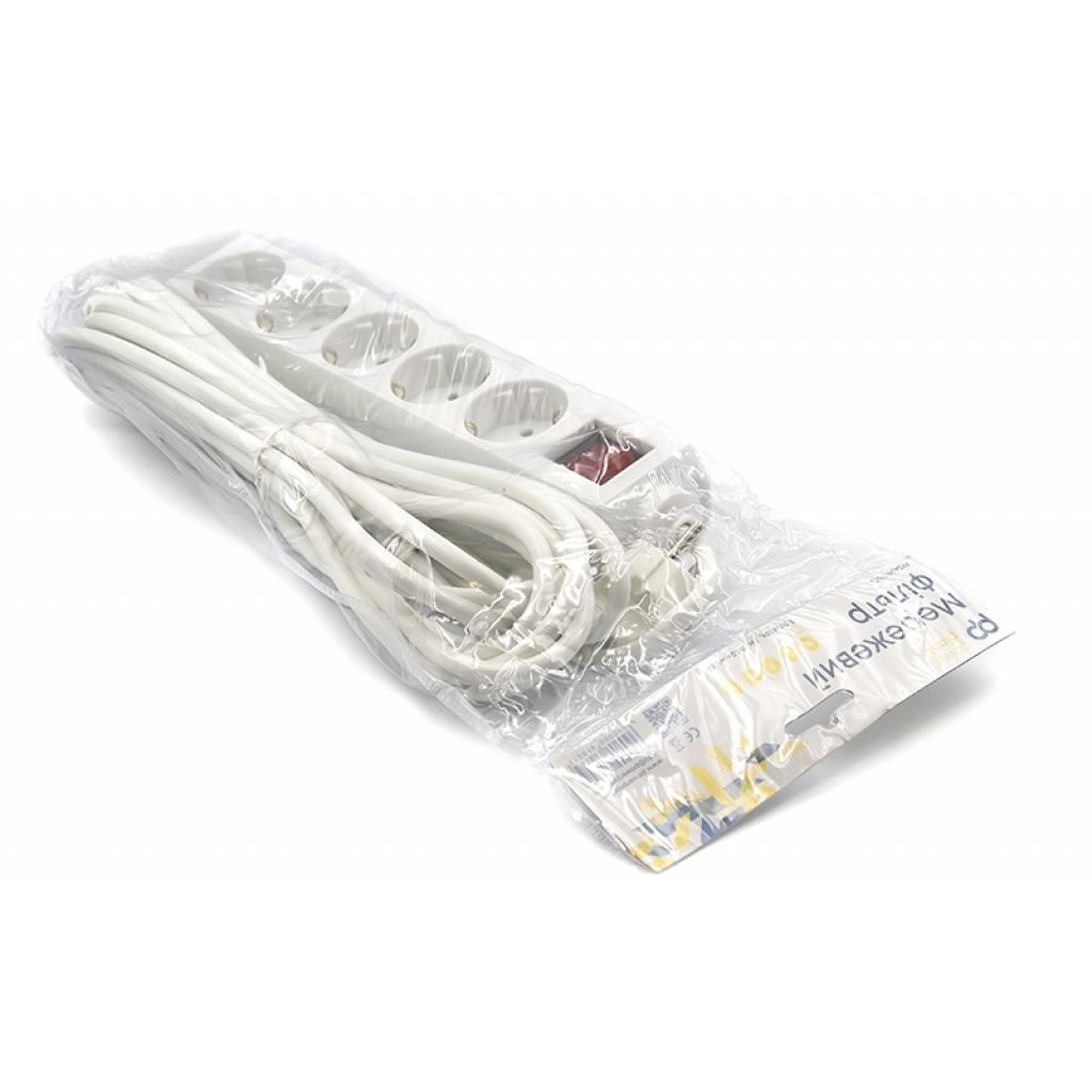 Мережевий фільтр живлення PowerPlant 7 м, 5 розеток, 3x1мм2 (PPSA08M70S5) - зображення 3